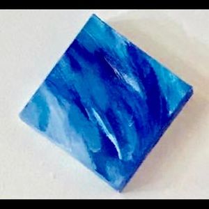 Diz-E Image 6”x6” Abstract painting-Ice